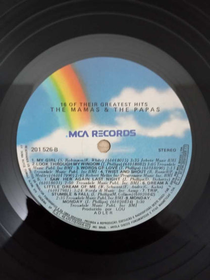 Lp Vinil The Mamas & The Papas 16 Of Their Greatest Hits