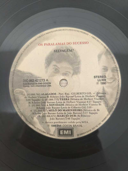 Lp Vinil Os Paralamas Do Sucesso Selvagem?