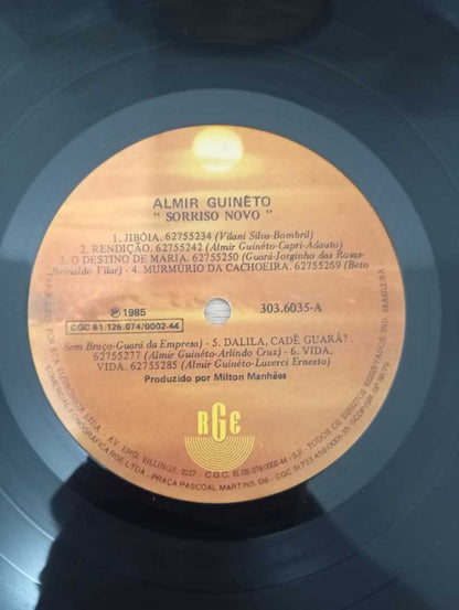 Lp Vinil Almir Guineto Sorriso Novo