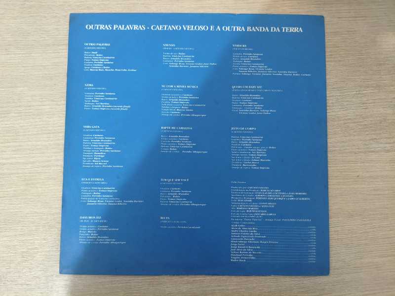 Lp Vinil Caetano Veloso Outras Palavras Com Encartes