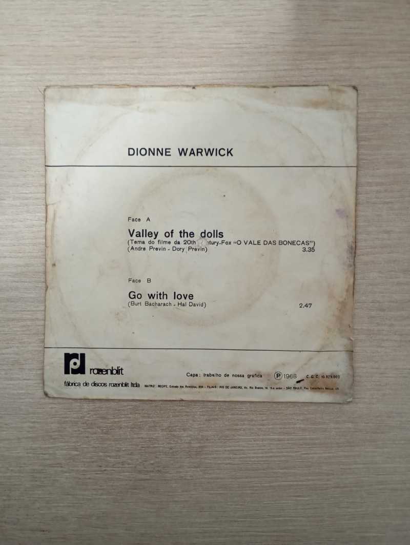 Compacto Vinil Dionne Warwick Valley Of The Dolls