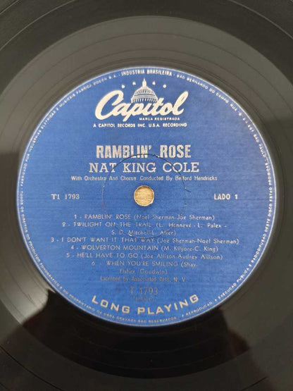 Lp Vinil Nat King Cole Ramblin' Rose