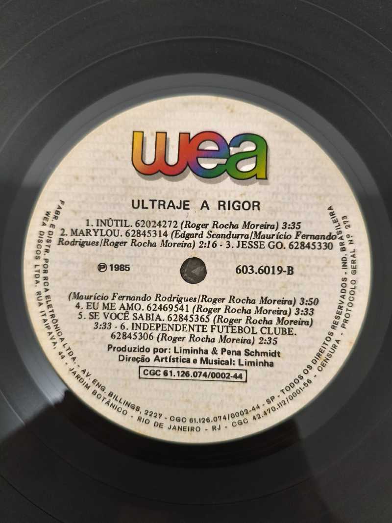 Lp Vinil Ultraje A Rigor Vamos Invadir Sua Praia C/ Encarte