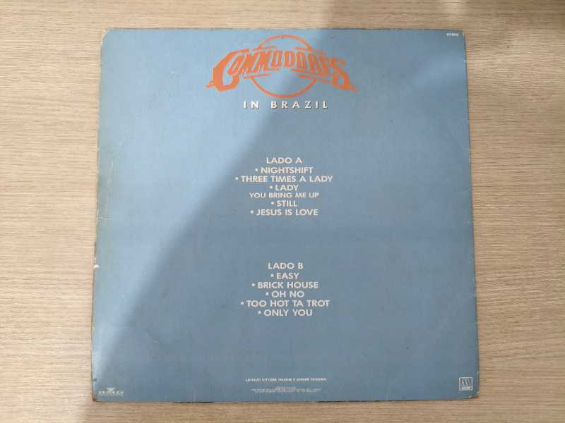 Lp Vinil Commodores In Brazil