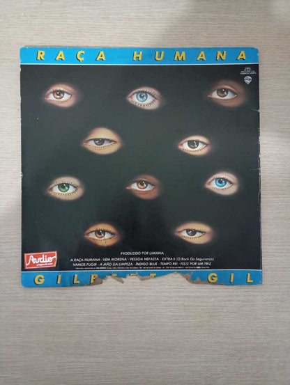 Lp Vinil Gilberto Gil Raça Humana Capa Dupla Com Encarte