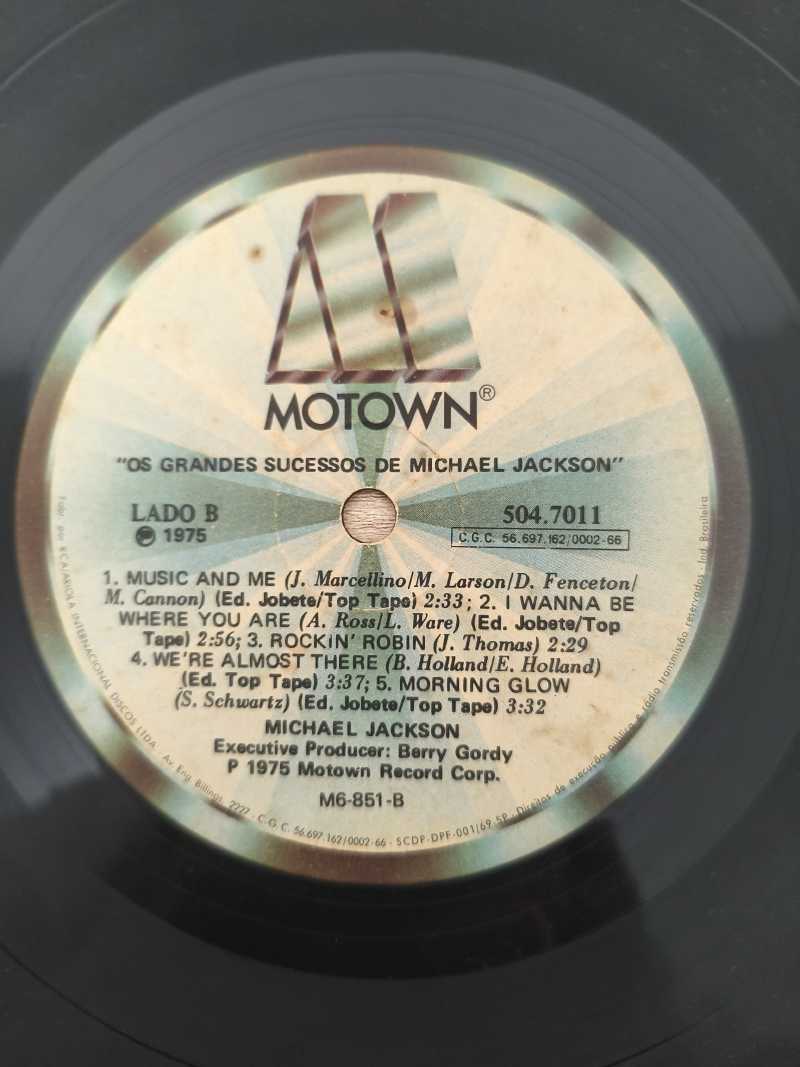 Lp Vinil Michael Jackson Os Grandes Sucessos de