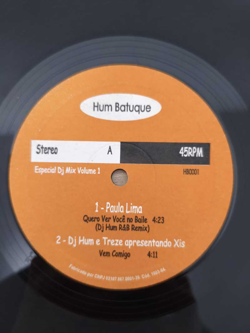 Lp Vinil Dj Hum Especial Dj Mix Vol.1