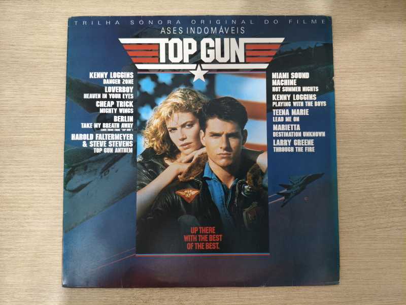 Lp Vinil Top Gun Ases Indomáveis Com Encarte