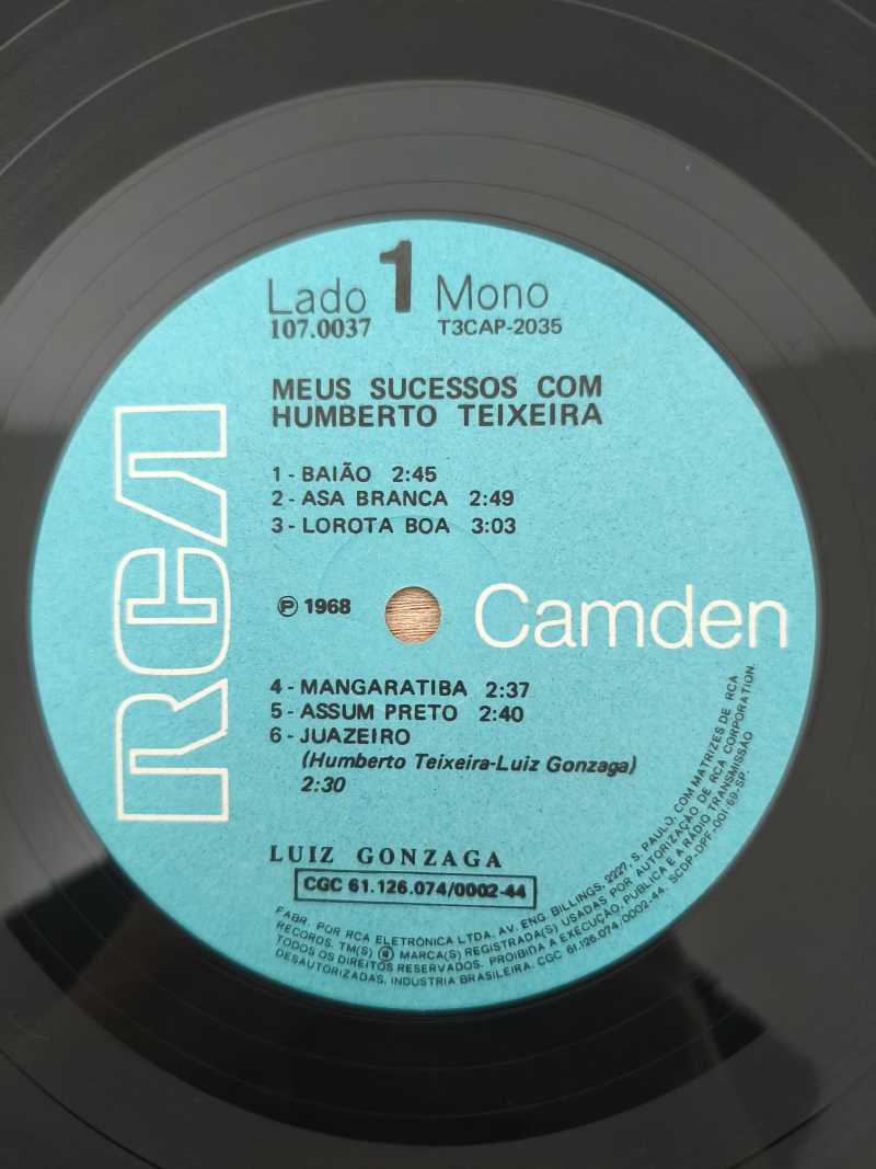 Lp Vinil Luiz Gonzaga Meus Sucessos Com Humberto Teixeira