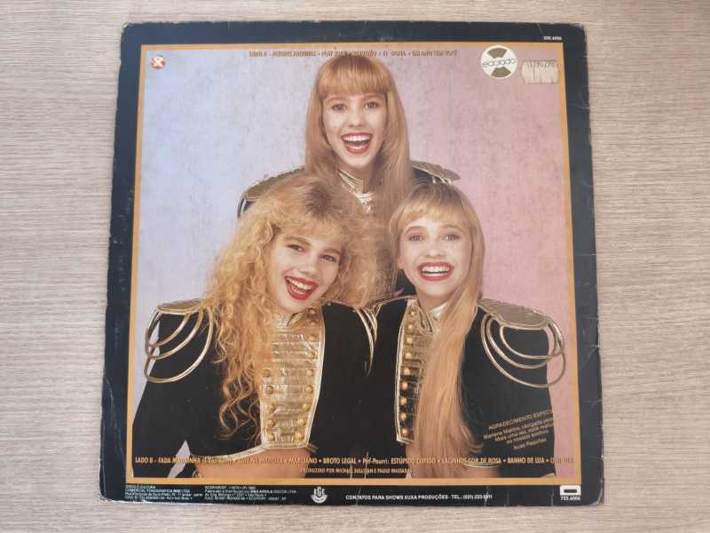 Lp Vinil Paquitas 1989 Com Encarte