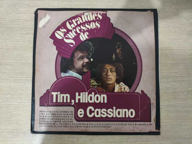 Lp Vinil Tim Maia, Hildon e Cassiano Os Grandes Sucessos de