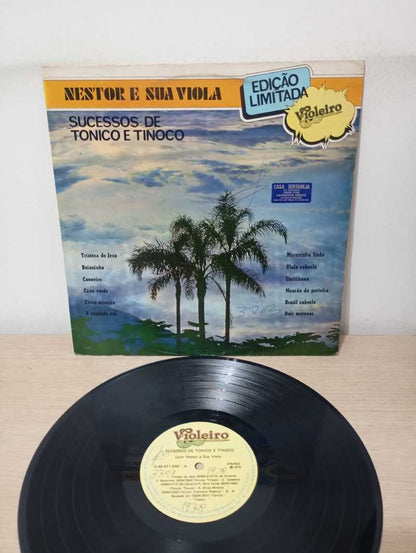 Lp Vinil Nestor e Sua Viola Sucessos de Tonico e Tinoco