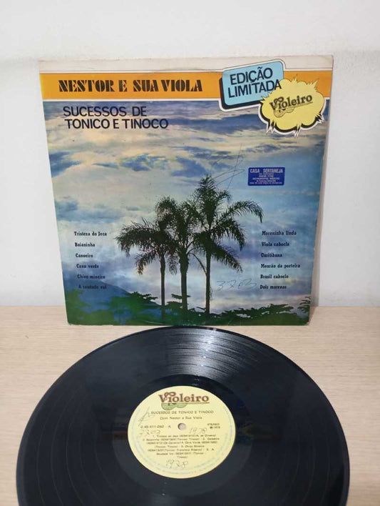 Lp Vinil Nestor e Sua Viola Sucessos de Tonico e Tinoco