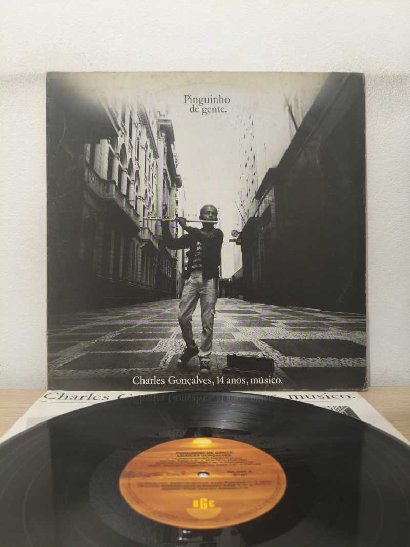 Lp Vinil Charles Gonçalves Pinguinho de Gente Com Encarte