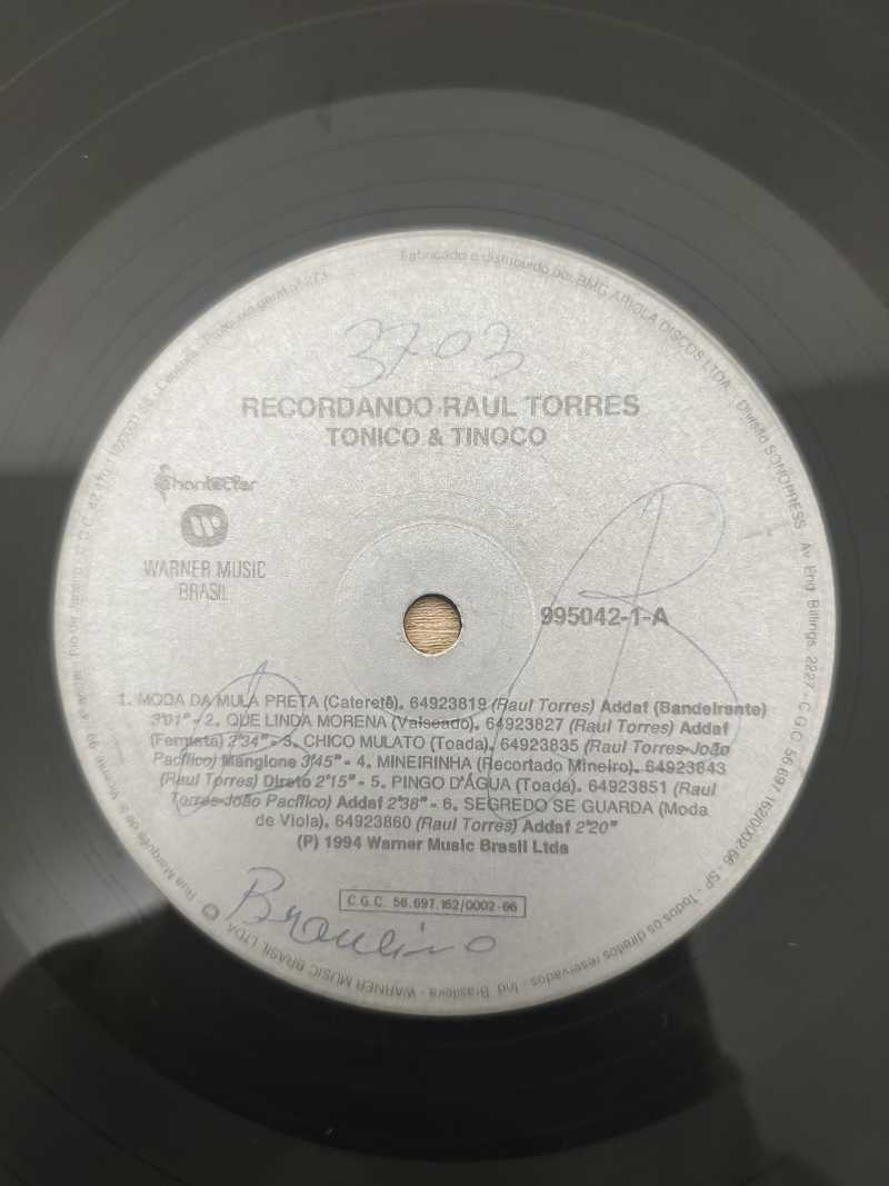 Lp Vinil Tonico & Tinoco Som Da Terra