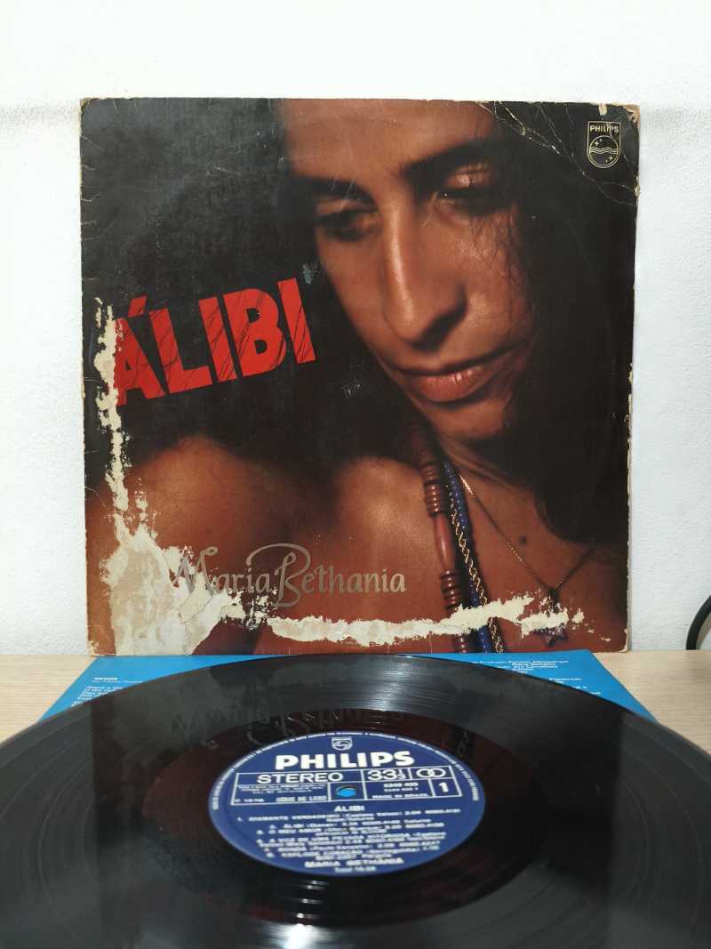 Lp Vinil Maria Bethânia Álibi Com Encarte
