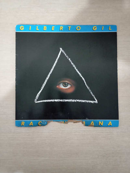 Lp Vinil Gilberto Gil Raça Humana Capa Dupla Com Encarte