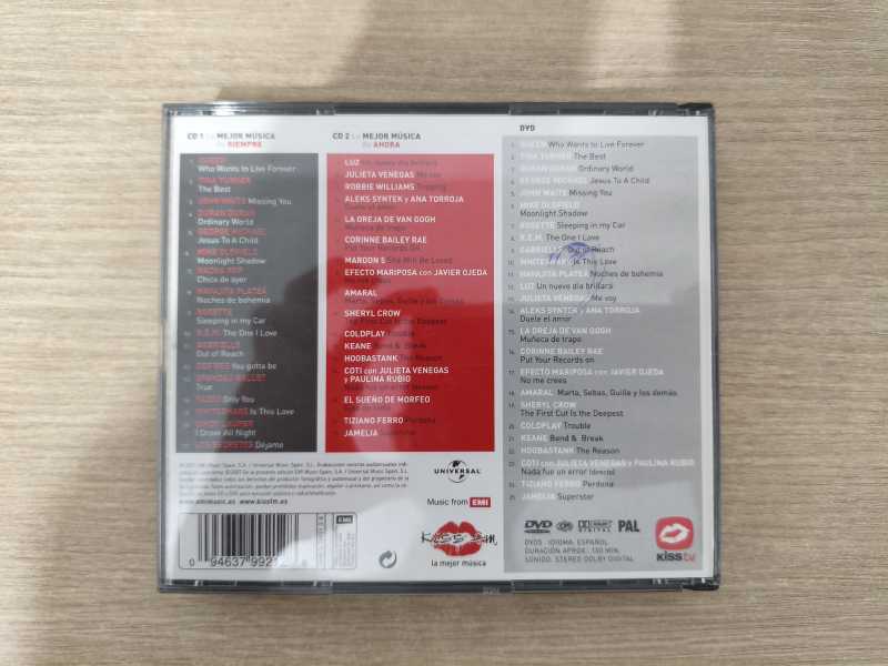 CD Kiss FM La Mejor Música del Mundo Duplo Importado