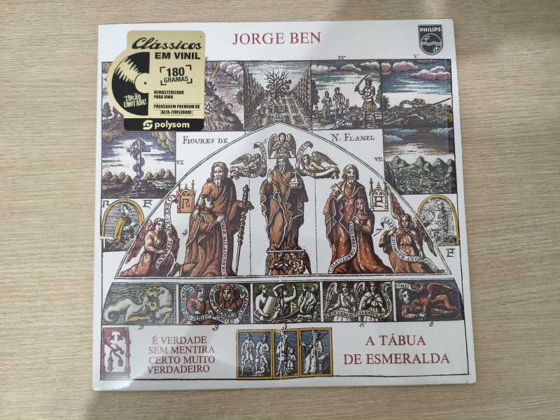 Lp Vinil Jorge Ben A Tábua De Esmeralda Com Encarte