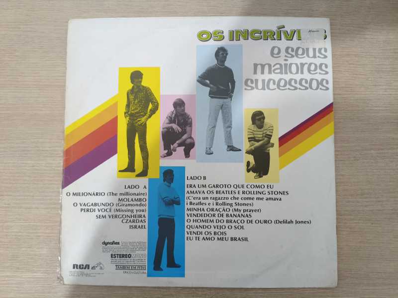 Lp Vinil Os Incríveis E seus maiores sucessos