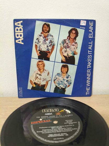 Compacto Vinil ABBA The Winner Takes It All / Elaine