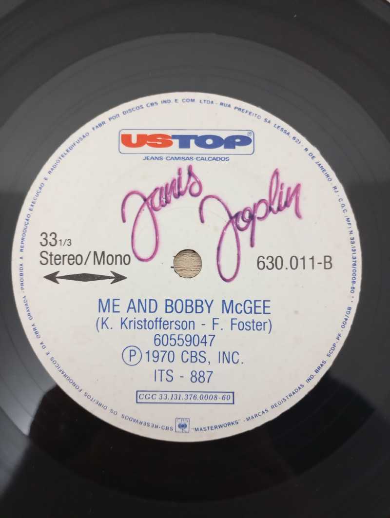 Compacto Vinil Janis Joplin Woman Left Me And Bobby McGee