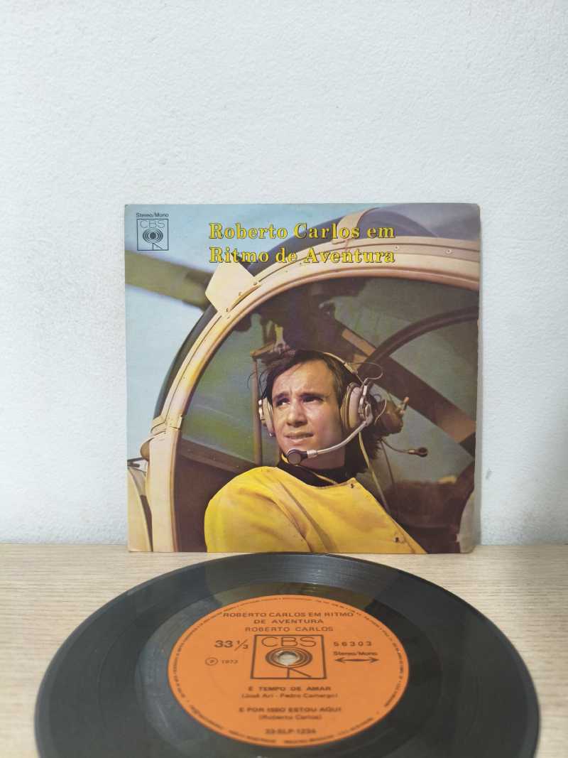 Compacto Vinil Roberto Carlos Em Ritmo de Aventura