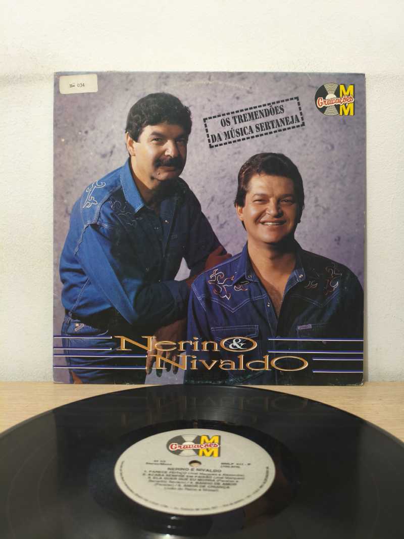 Lp Vinil Nerino & Nivaldo Os Tremend~ões da Música Sertane