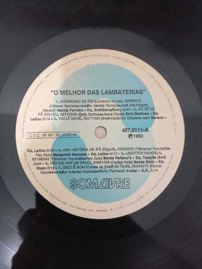 Lp Vinil O Melhor Das Lambaterias