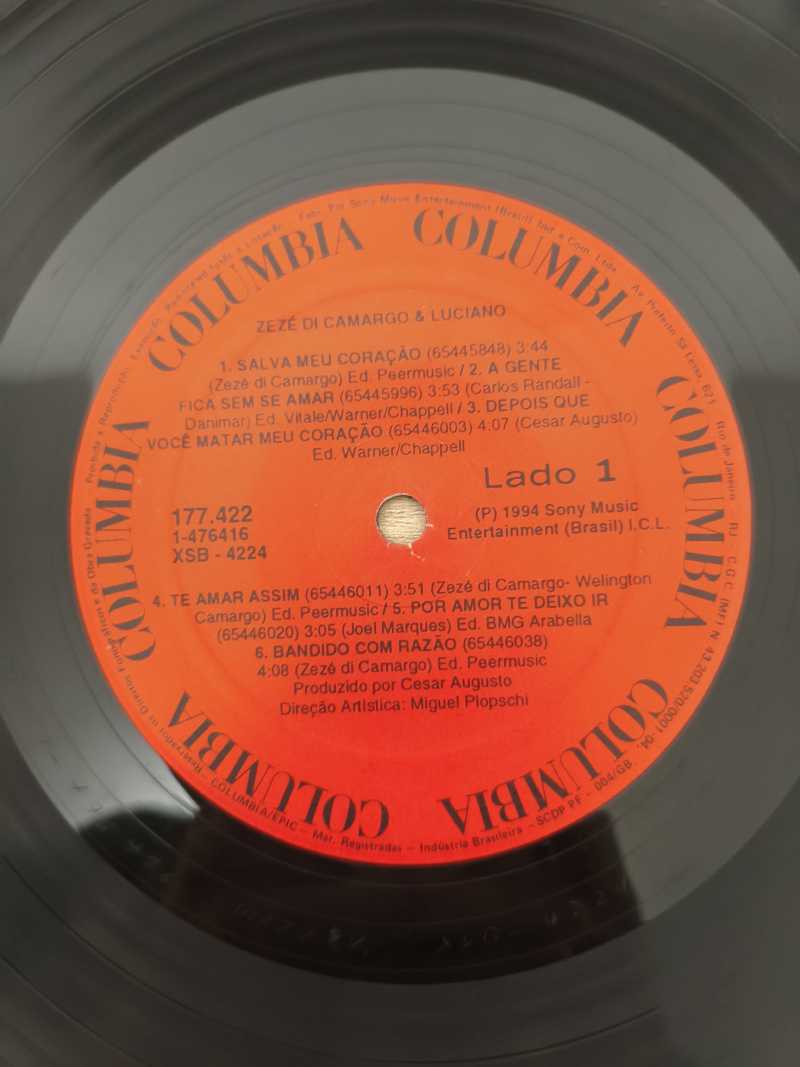 Lp Vinil Zezé Di Camargo & Luciano 1994