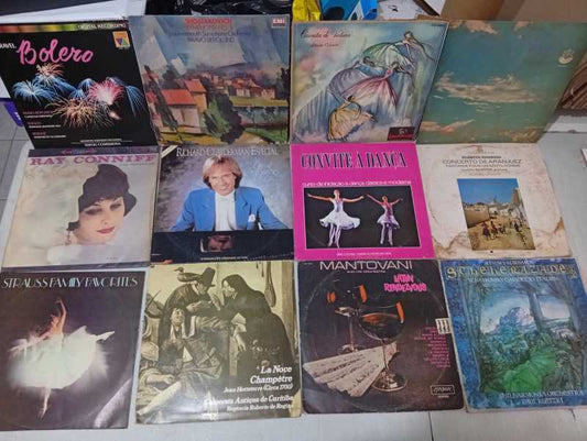 Lp Vinil Lote 12 Unidades Músicas Clássicas