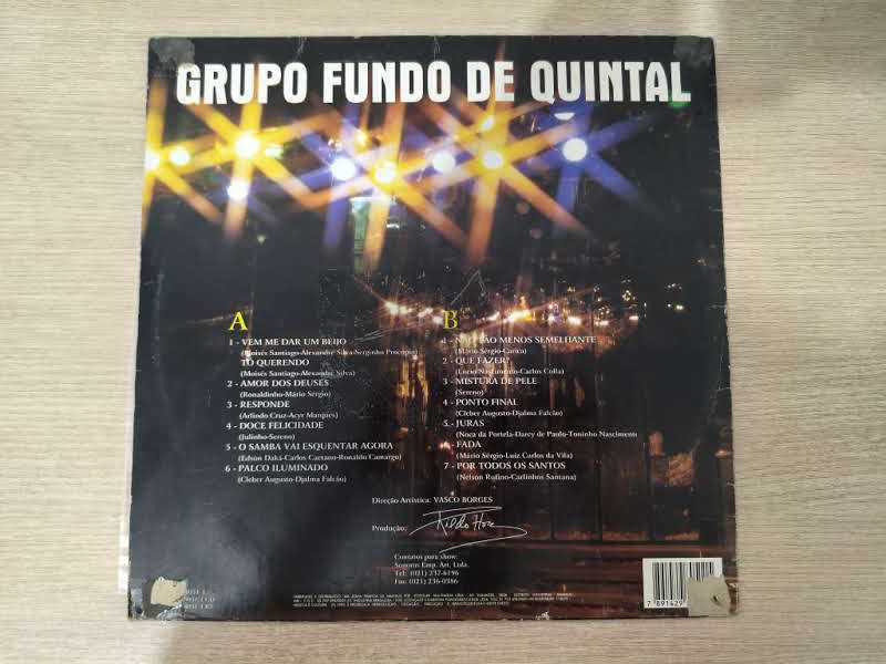 Lp Vinil Fundo de Quintal Palco Iluminado
