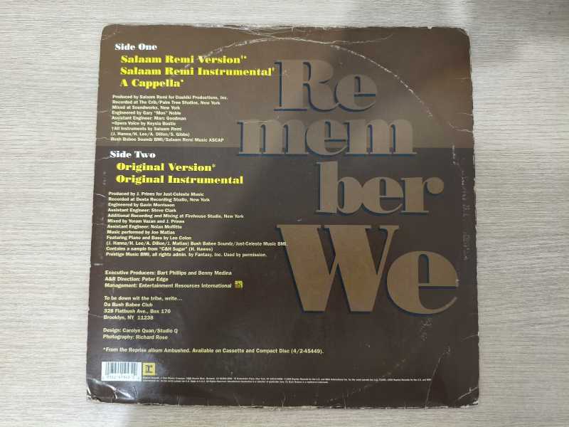Lp Vinil Da Bush Babees Remember We Importado