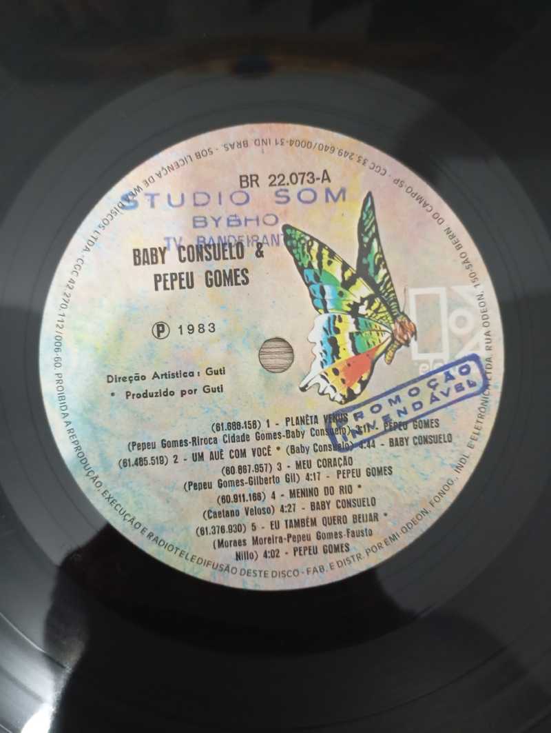 Lp Vinil Baby Pepeu 1983