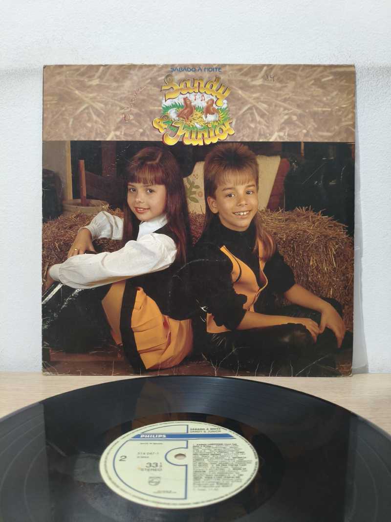 Lp Vinil Sandy & Junior Sábado à Noite
