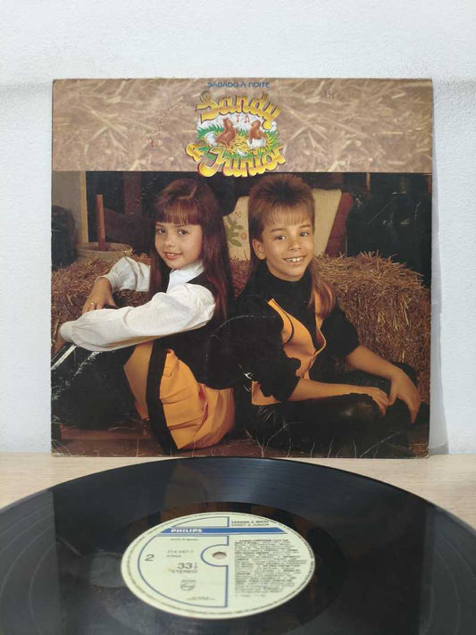 Lp Vinil Sandy & Junior Sábado à Noite