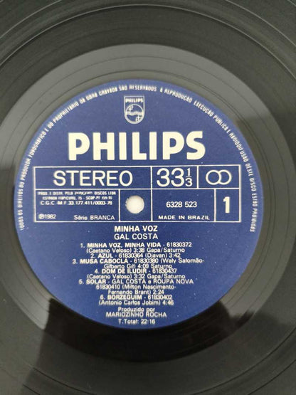 Lp Vinil Gal Costa Minha Voz Com Encarte