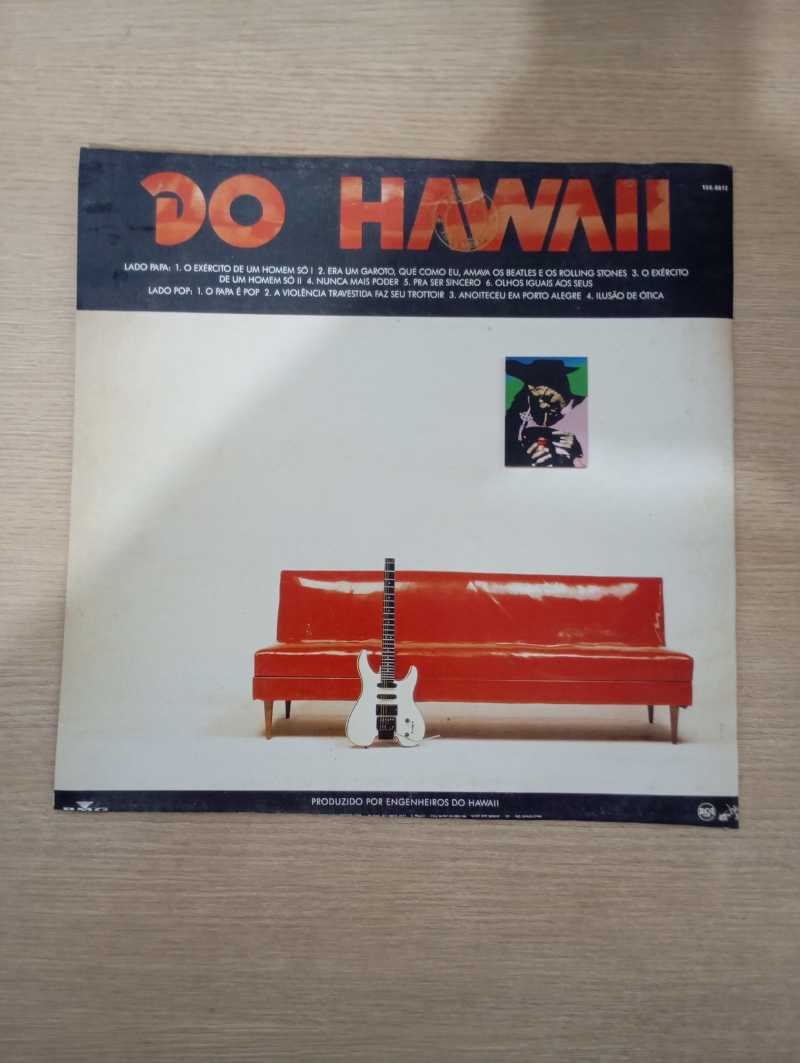 Lp Vinil Engenheiros Do Hawaii O Papa É Pop