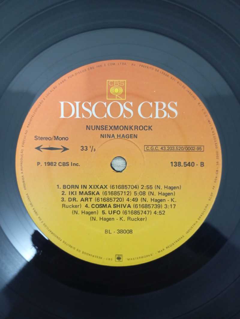 Lp Vinil Nina Hagen Nunsexmonkrock