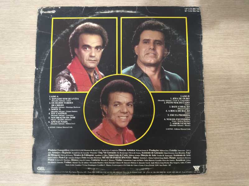 Lp Vinil Gino e Geno Os Xonados Jóia de Ouro