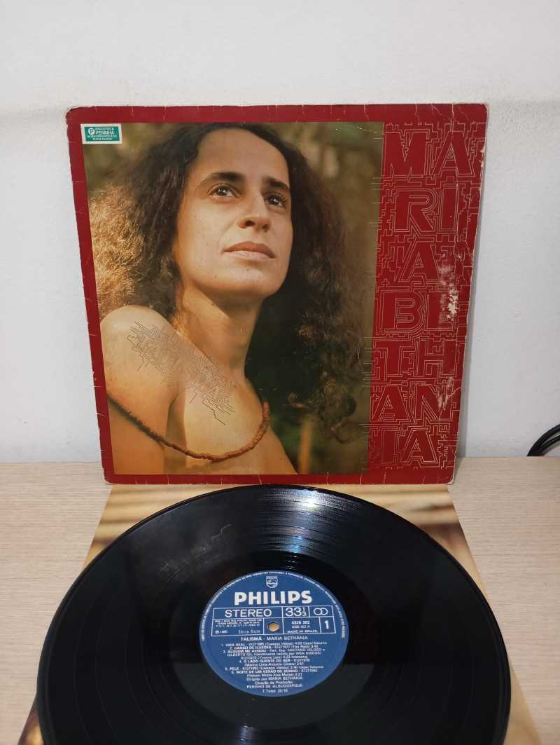 Lp Vinil Maria Bethânia Talismã Com Encarte