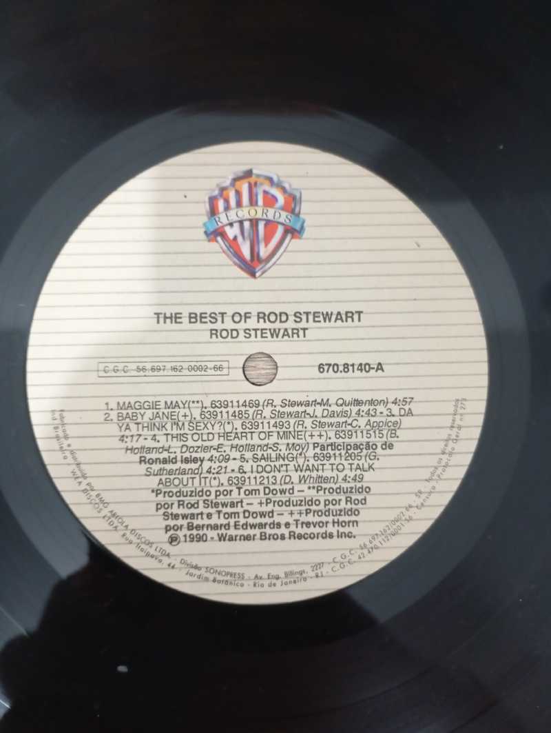 Lp Vinil Rod Stewart The Best Of Rod Stewart