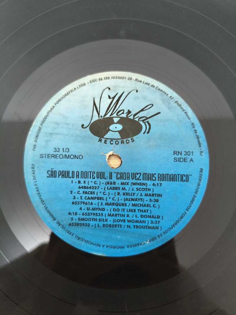 Lp Vinil São Paulo a Noite Metrô FM 98,5 Vol. 2