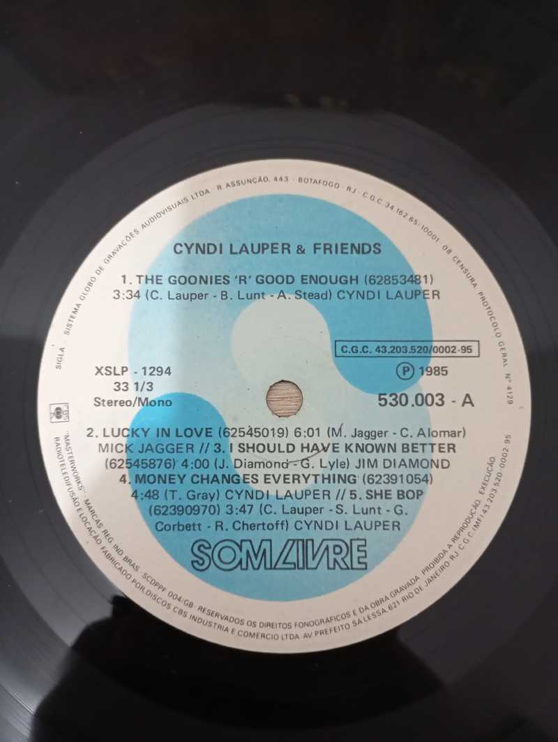 Lp Vinil Cyndi Lauper & Friends