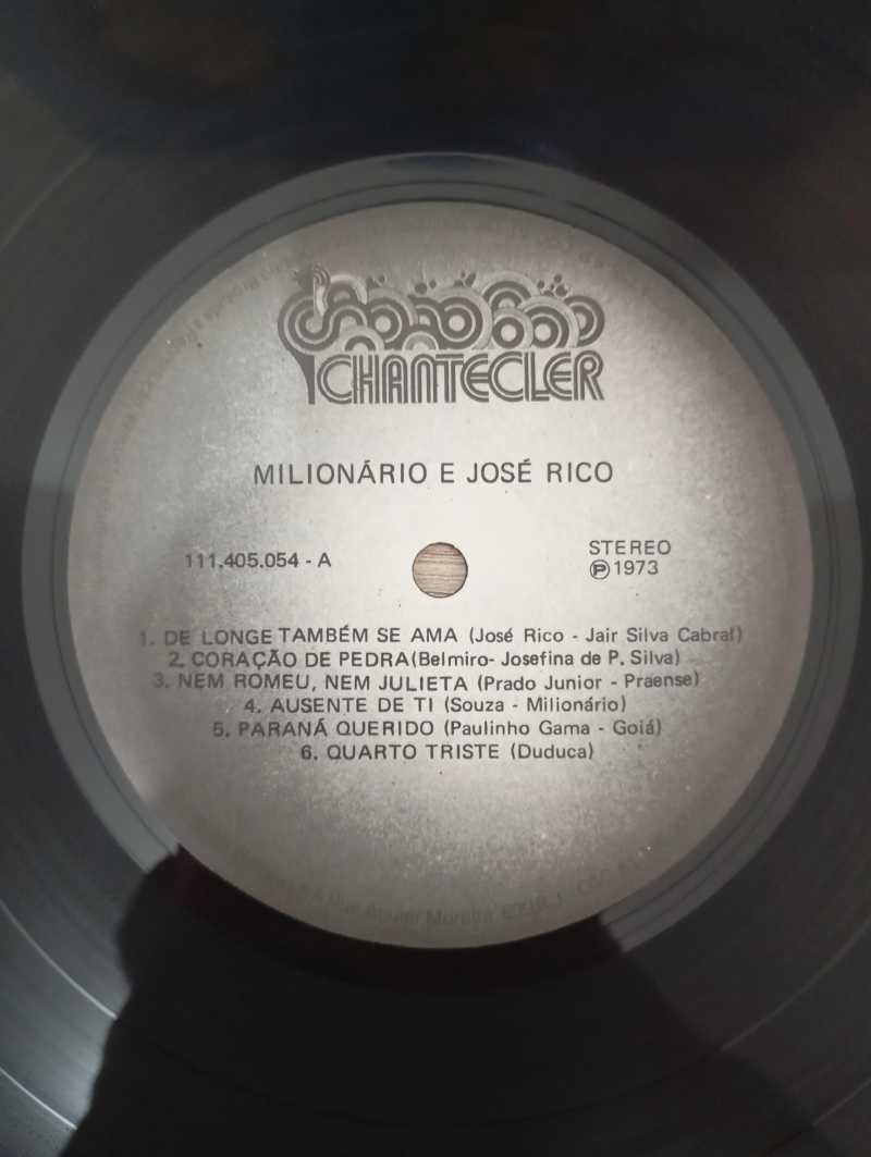 Lp Vinil Milionário & José Rico 1973