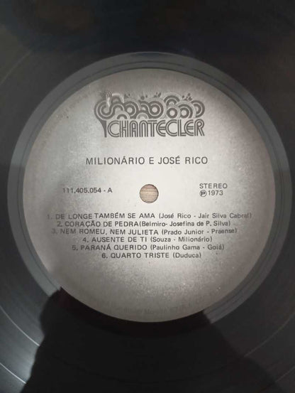 Lp Vinil Milionário & José Rico 1973