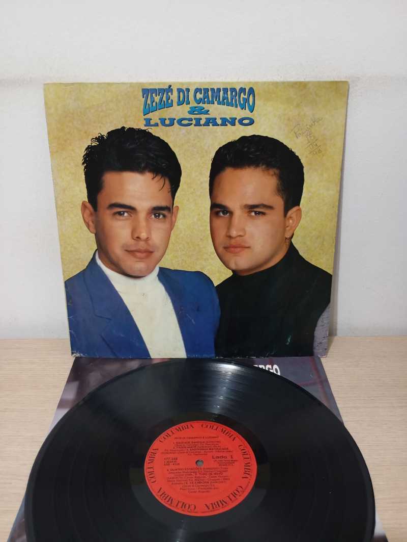 Lp Vinil Zezé Di Camargo & Luciano 1993 Com Encarte