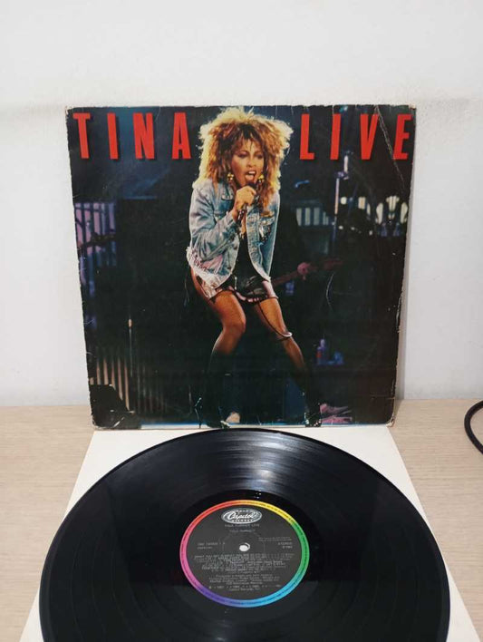 Lp Vinil Tina Turner Tina Live Com Encarte