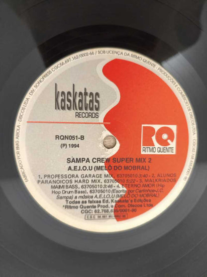 Lp Vinil Sampa Crew Super Mix Eterno Amor