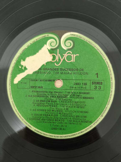 Lp Vinil Tim Maia, Hildon e Cassiano Os Grandes Sucessos de